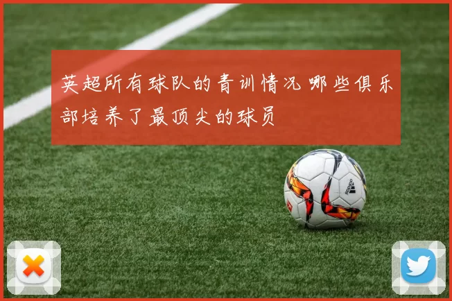 英超所有球队的青训情况 哪些俱乐部培养了最顶尖的球员